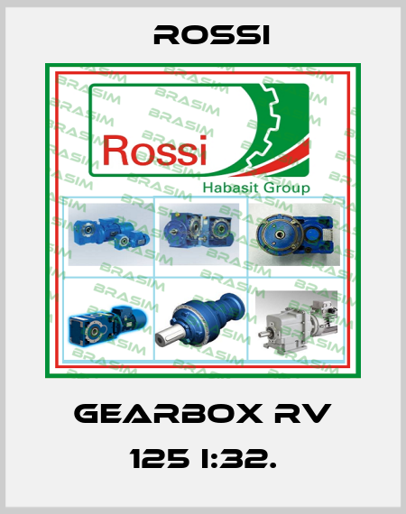 Gearbox RV 125 i:32. Rossi