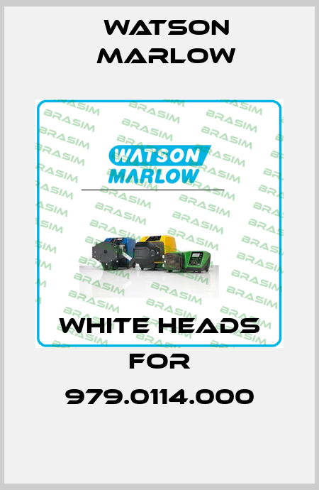 White heads for 979.0114.000 Watson Marlow