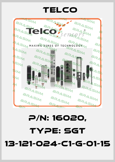 p/n: 16020, Type: SGT 13-121-024-C1-G-01-15 Telco