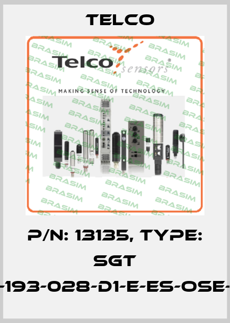 p/n: 13135, Type: SGT 15-193-028-D1-E-ES-OSE-15 Telco