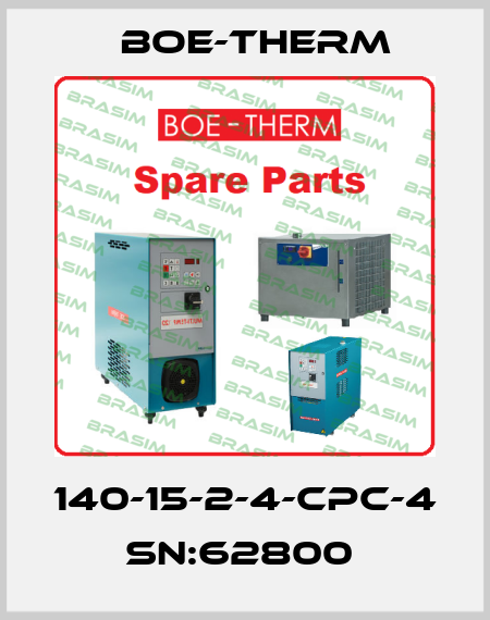 140-15-2-4-CPC-4 SN:62800  Boe-Therm