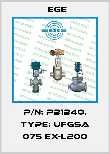 p/n: P21240, Type: UFGSa 075 Ex-L200 Ege