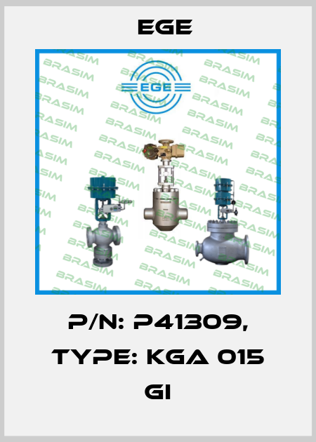 p/n: P41309, Type: KGA 015 GI Ege