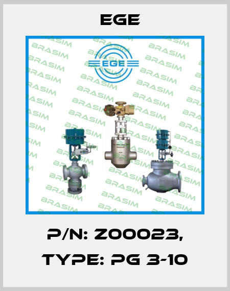 p/n: Z00023, Type: PG 3-10 Ege