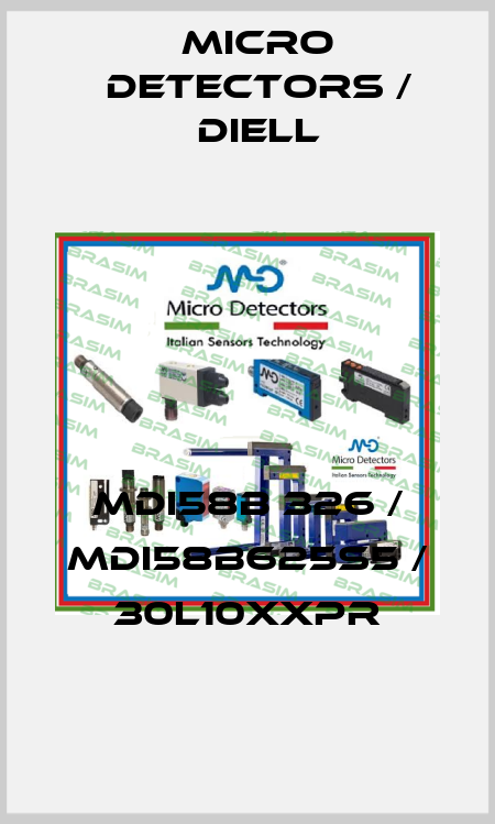 MDI58B 326 / MDI58B625S5 / 30L10XXPR
 Micro Detectors / Diell