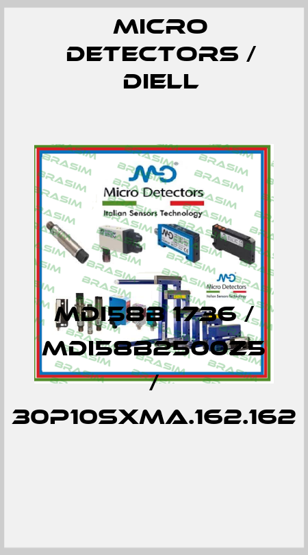 MDI58B 1736 / MDI58B2500Z5 / 30P10SXMA.162.162
 Micro Detectors / Diell