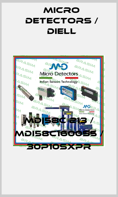 MDI58C 213 / MDI58C1600S5 / 30P10SXPR
 Micro Detectors / Diell