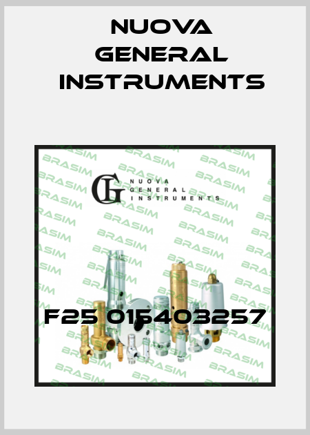 F25 015403257 Nuova General Instruments