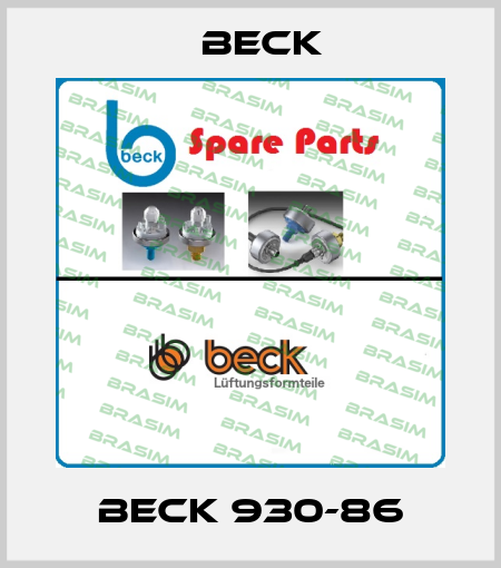 BECK 930-86 Beck