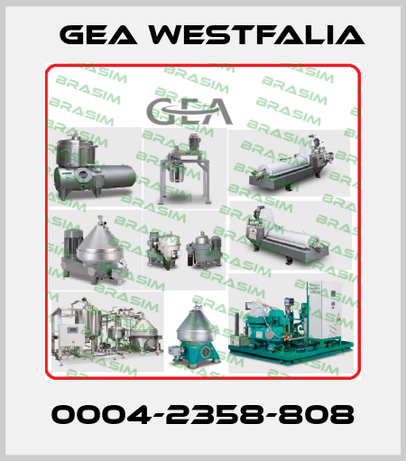 0004-2358-808 Gea Westfalia