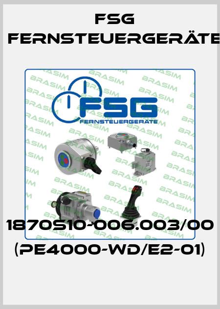 1870S10-006.003/00 (PE4000-WD/E2-01) FSG Fernsteuergeräte