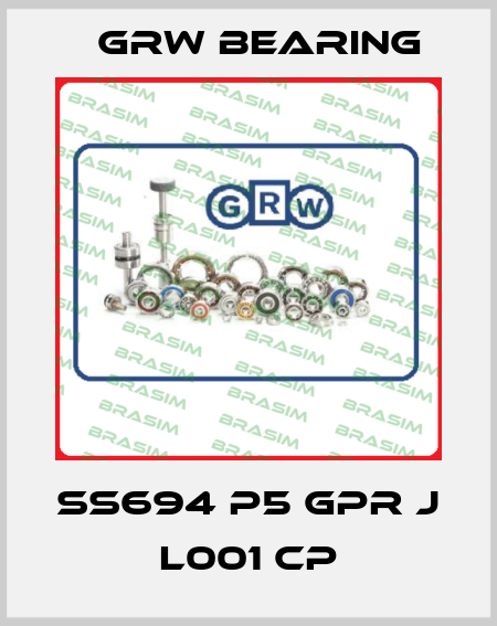 SS694 P5 GPR J L001 CP GRW Bearing