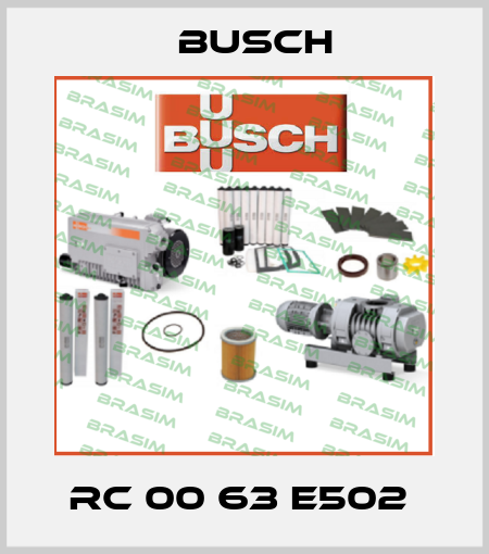 RC 00 63 E502  Busch