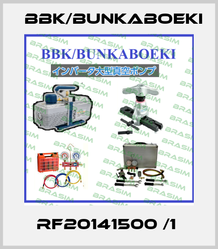 RF20141500 /1  BBK/bunkaboeki