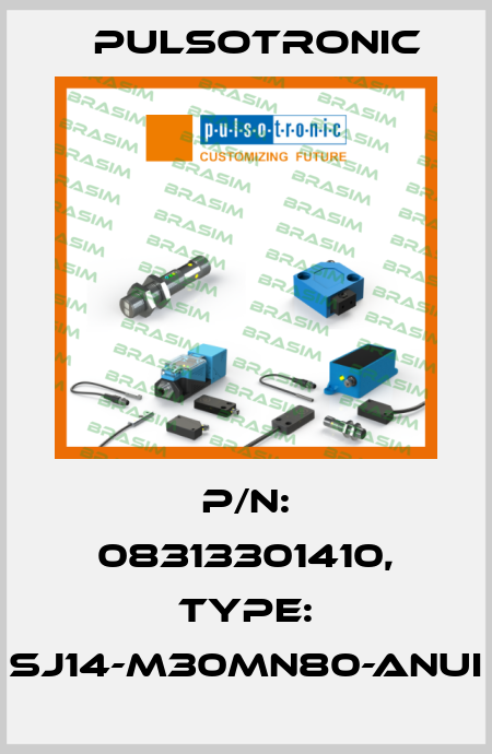 p/n: 08313301410, Type: SJ14-M30MN80-ANUI Pulsotronic
