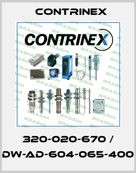 320-020-670 / DW-AD-604-065-400 Contrinex