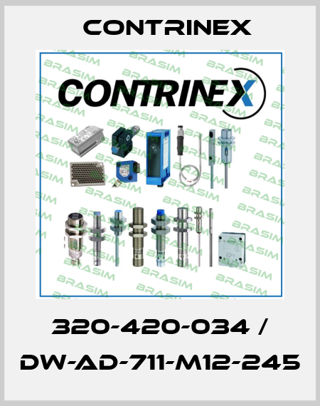 320-420-034 / DW-AD-711-M12-245 Contrinex