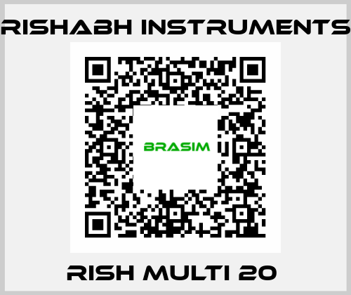 RISH MULTI 20  Rishabh Instruments
