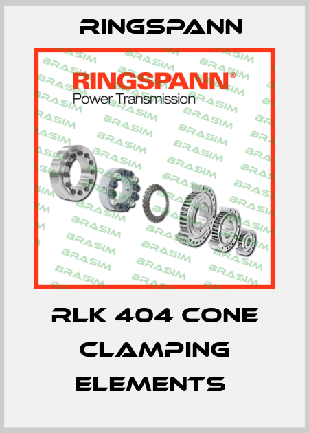 RLK 404 CONE CLAMPING ELEMENTS  Ringspann