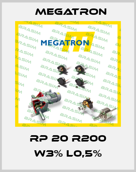 RP 20 R200 W3% L0,5% Megatron