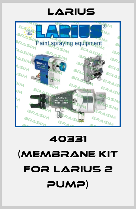 40331 (membrane kit for Larius 2 pump) Larius