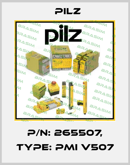 p/n: 265507, Type: PMI v507 Pilz