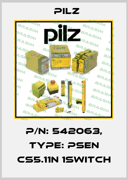 p/n: 542063, Type: PSEN cs5.11n 1switch Pilz