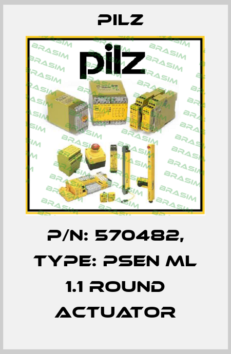 p/n: 570482, Type: PSEN ml 1.1 round actuator Pilz