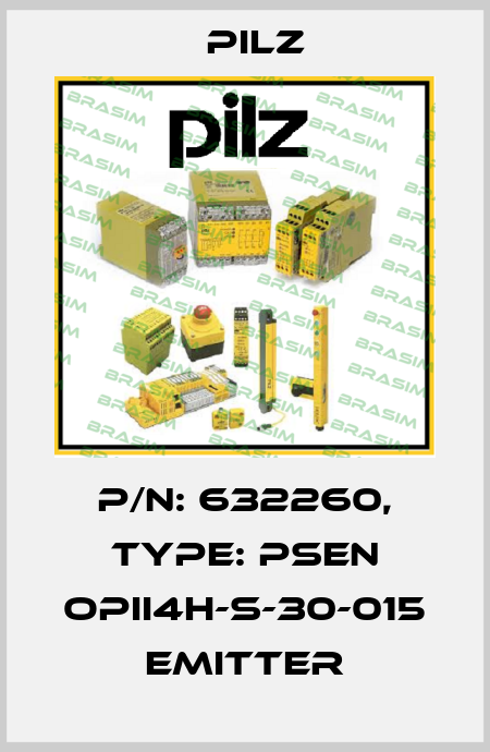 p/n: 632260, Type: PSEN opII4H-s-30-015 emitter Pilz