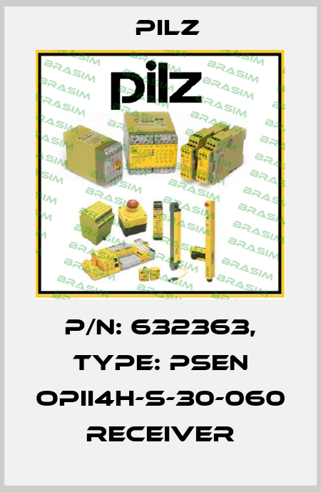 p/n: 632363, Type: PSEN opII4H-s-30-060 receiver Pilz