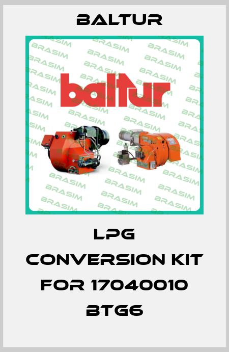 lpg conversion kit for 17040010 BTG6 Baltur