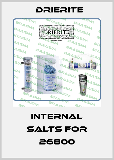 internal salts for 26800 Drierite