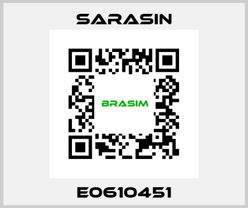 E0610451 Sarasin