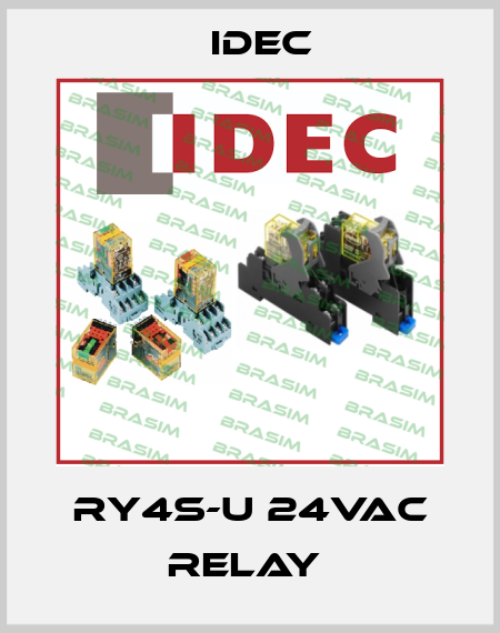 RY4S-U 24VAC Relay  Idec