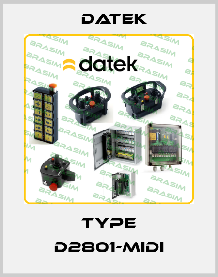Type D2801-MIDI Datek