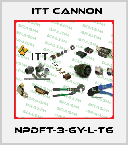 NPDFT-3-GY-L-T6 Itt Cannon