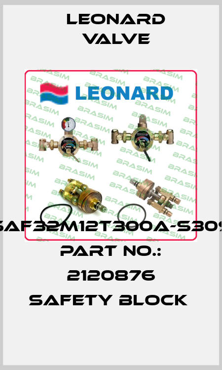 SAF32M12T300A-S309 PART NO.: 2120876 SAFETY BLOCK  LEONARD VALVE