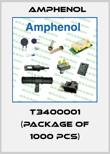 T3400001 (package of 1000 pcs) Amphenol