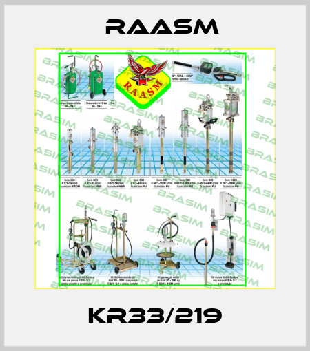 KR33/219 Raasm