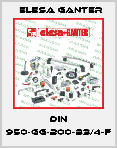 DIN 950-GG-200-B3/4-F Elesa Ganter