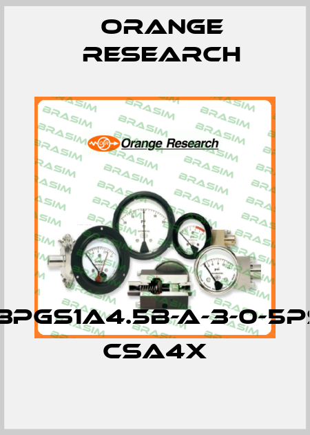 1203PGS1A4.5B-A-3-0-5PSID/ CSA4X Orange Research