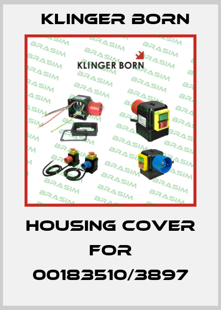 Housing cover for 00183510/3897 Klinger Born