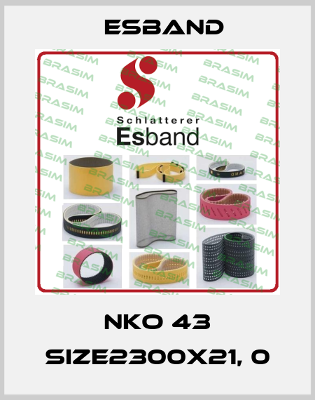 NKO 43 Size2300x21, 0 Esband