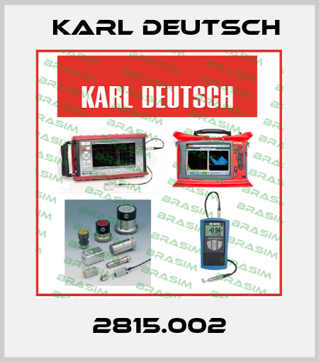 2815.002 Karl Deutsch
