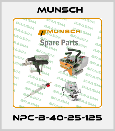 NPC-B-40-25-125 Munsch