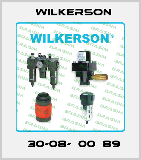 Ｌ30-08-Ｇ00Ｈ89 Wilkerson