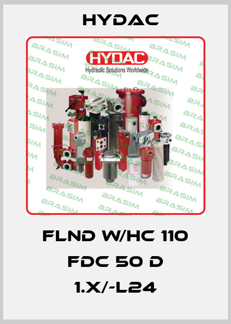FLND W/HC 110 FDC 50 D 1.X/-L24 Hydac