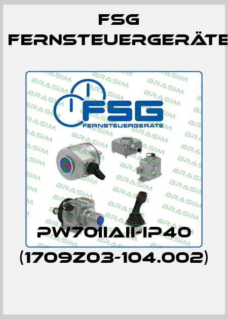 PW70IIAII-IP40 (1709Z03-104.002) FSG Fernsteuergeräte