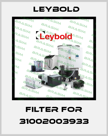filter for 31002003933 Leybold