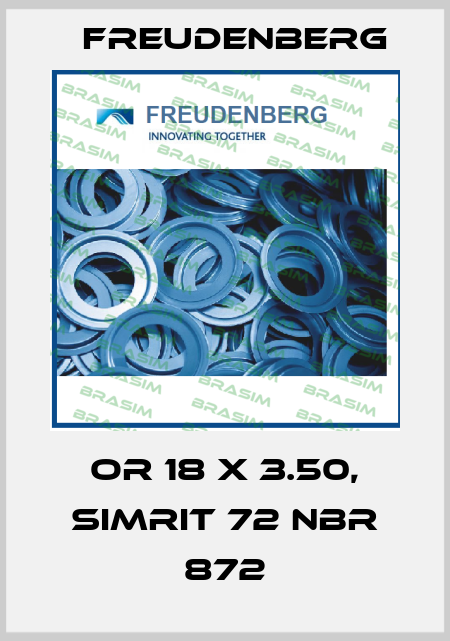 OR 18 X 3.50, SIMRIT 72 NBR 872 Freudenberg